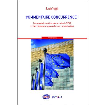 Commentaire concurrence - Tome 1