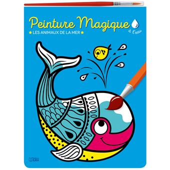 Peinture magique à l'eau - les animaux : Marie-Hélène Grégoire,Collectif -  2244108228 - Loisirs créatifs - Livres jeux et d'activités