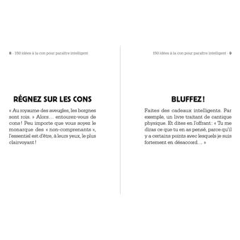 Petit livre de 150 idées à la con pour paraître intelligent