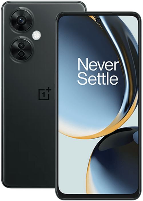 OnePlus Nord CE 3 Lite - 5G smartphone - double SIM - RAM 8 Go / Mémoire interne 128 Go - microSD slot - Écran LCD - 6.72 - 2400 x 1080 pixels (120 Hz) - 3 x caméras arrière 108 MP, 2 MP, 2 MP - front camera 16 MP - gris chromatique