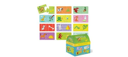 Crocodile Creek Wat eten de diertjes? - 12 x 2 stukjes