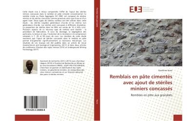 Remblais en pate cimentes avec ajout de steriles miniers con