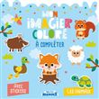 Mon P'tit Hemma - Mon imagier coloré à compléter - Les animaux - Avec stickers