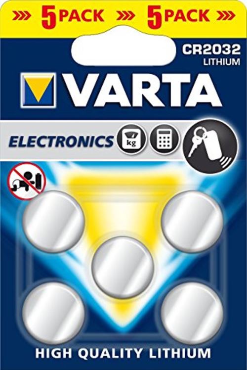 Bouton lithium cr2032 x5
