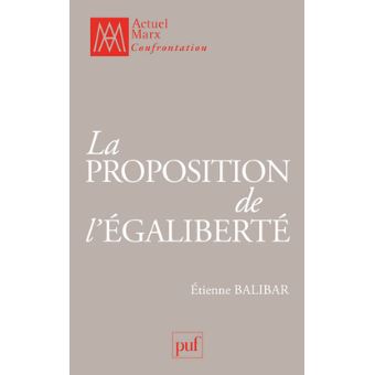 La proposition de l'égaliberté - 1