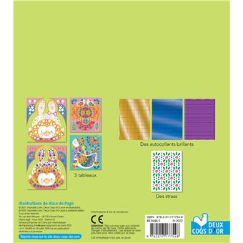 Strass Pâques - mini-boîte avec accessoires