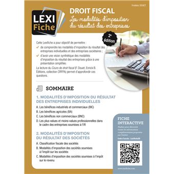 Droit fiscal