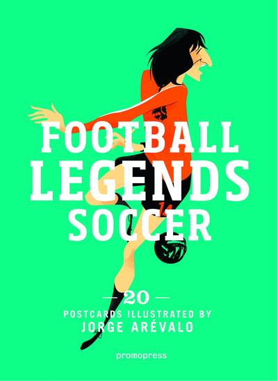 Football Legends Soccer - 20 Postcards