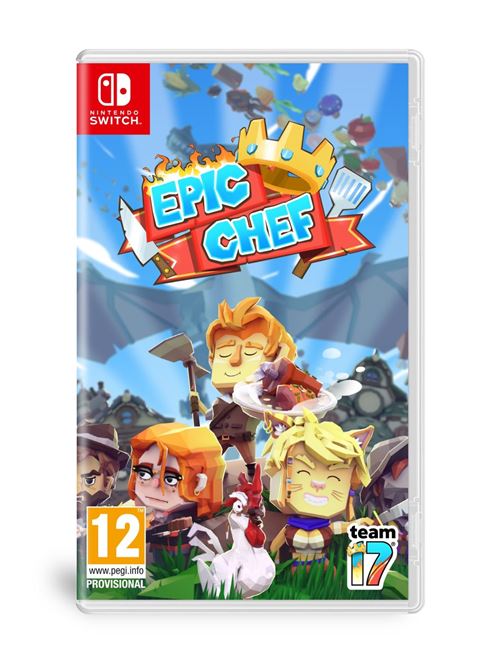 Pochette avant du jeu Epic Chef Nintendo Switch