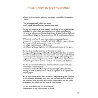 Alphabet du Faux Mouvement et Métanoïa