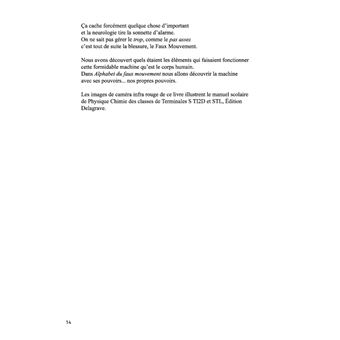 Alphabet du Faux Mouvement et Métanoïa