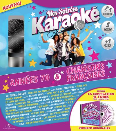 Mes soirees karaoké - 5 DVD - Volume 2 - Inclus micro + CD - DVD Zone 2 -  Achat & prix