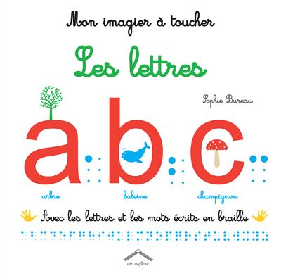 Mon imagier à toucher : Les lettres