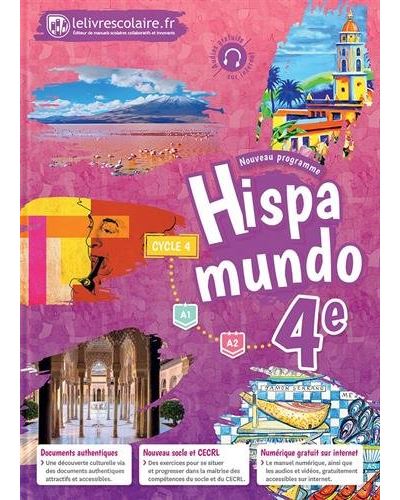 Hispamundo Espagnol 4ème Cycle 4, A1-A2