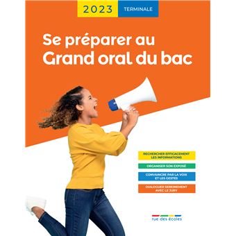 Se préparer au Grand oral du bac 2023 - Terminale