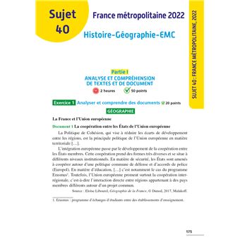 Annales BREVET 2023 - Histoire-géo-EMC