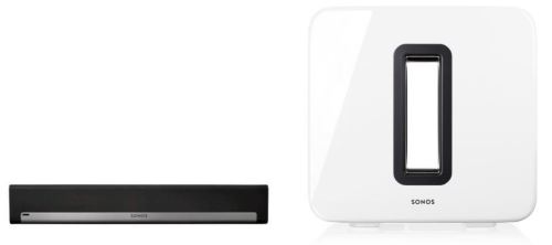 Sonos Playbar draadloze soundbar  +  SUB Gloss G1 subwoofer Wit