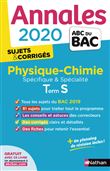 Annales BAC 2020 Physique-Chimie Term S - Spécifique + Spécialité - Sujets & corrigés