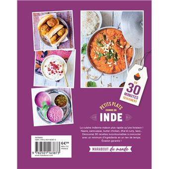 Petits plats comme en Inde