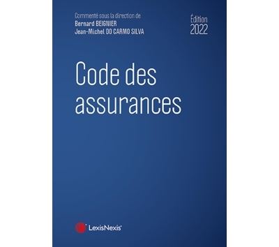 Code des assurances 2022 - Bernard Beignier - relié