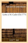 Lettre à M. Cadet