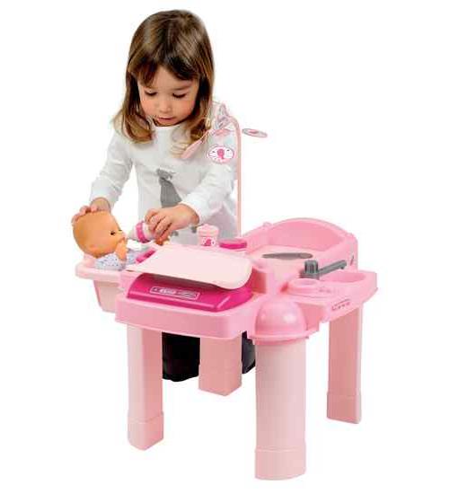 jouets ecoiffier - 2888 - nursery 3 en 1 poupon - j'eu d'imitaiton pour  enfants- dès 18 mois - fabriqué en france