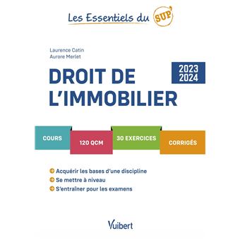 Droit de l’immobilier 2023/2024