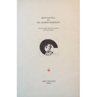 Rene daumal et ses abords immediats - 1