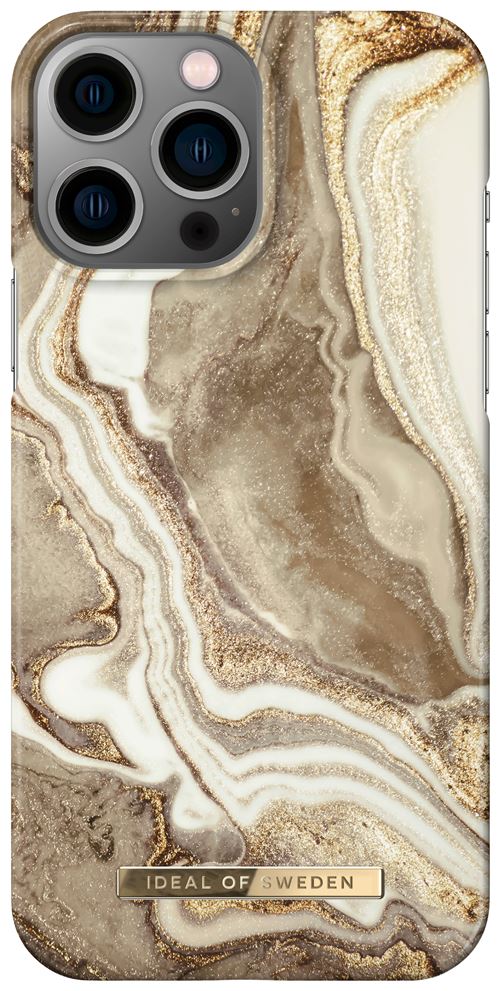 IDEAL OF SWEDEN IPH13PROMAX GOLD MARBLE