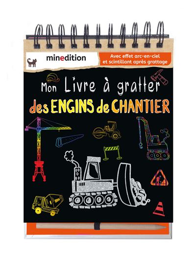 Mon livre a gratter des engins de chantier