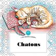 Les grands carrés d'Art-thérapie Chatons