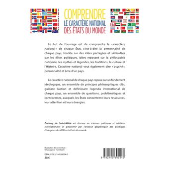 Comprendre le caractère national des États du monde