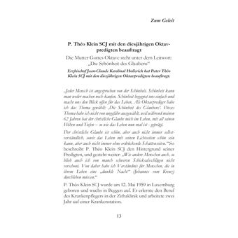 Die Schönheit des Glaubens