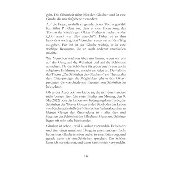 Die Schönheit des Glaubens