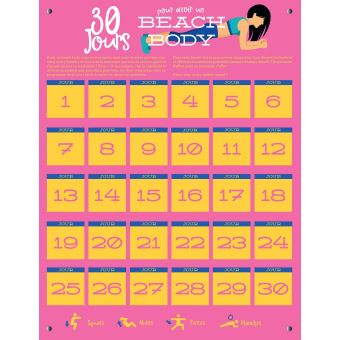 Poster Bucket list: Beach Body