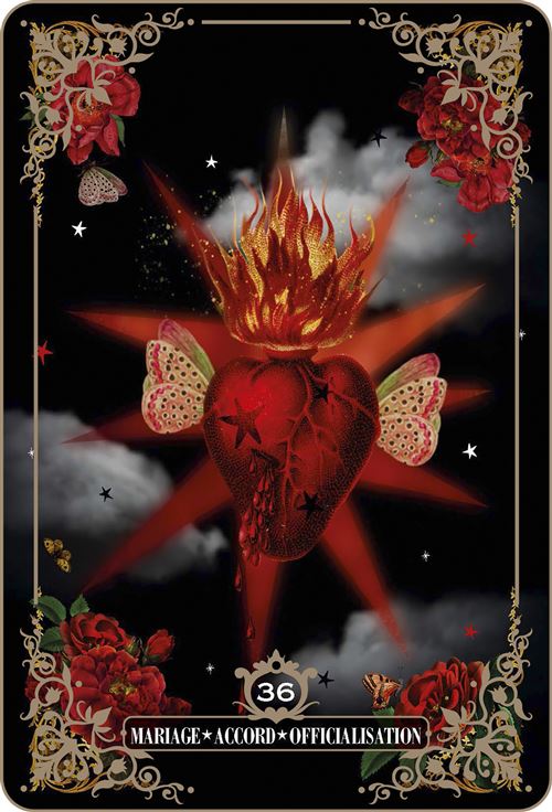Cartes Oracle Dis-moi que tu m'aimes de SANDYTATOO illustrées par  Bénédicte VOGLIO BENE - Feerie-Green
