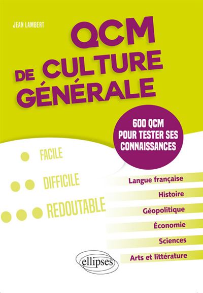 QCM de culture générale