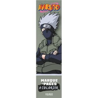 Marque-pages à colorier Naruto   Édition Kakashi