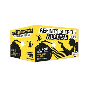 Game box Agents secrets à l'écran