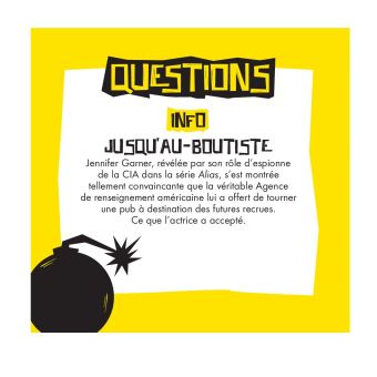 Game box Agents secrets à l'écran