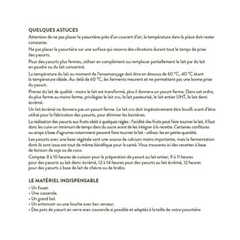 Mes recettes à la yaourtière - 150 recettes de yaourts, desserts et gâteaux faciles et rapides !