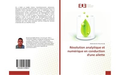 Résolution analytique et numérique en conduction d'une ailette