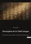Description de la Table Isiaque