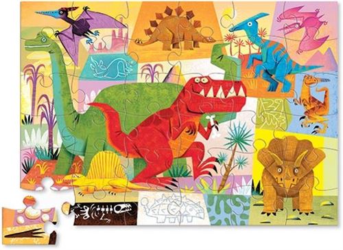 Puzzle 3X49P La fascination des Dinosaures - Puzzle - Achat & prix