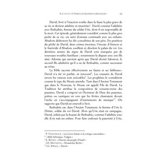 Y-a-t-il eu un temple de Salomon à Jérusalem ?