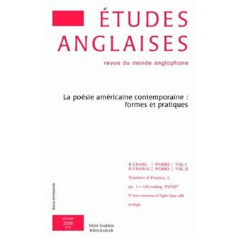 Études anglaises - N°2/2008