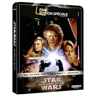 Star WarsStar Wars Episode III : La revanche des Sith Steelbook Edition Spéciale Fnac Blu-ray 4K Ultra HD