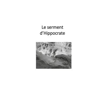 Le serment d'Hippocrate