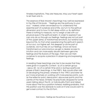 Feelings are the pathway to your soul