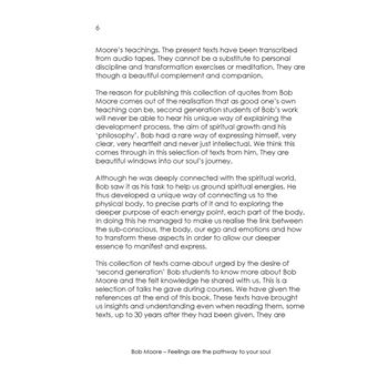 Feelings are the pathway to your soul